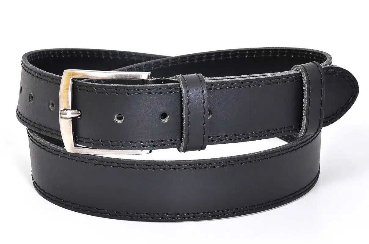 Farmer férfi bőröv – valódi bőröv, elegáns viselethez és esküvőre is ajánlott